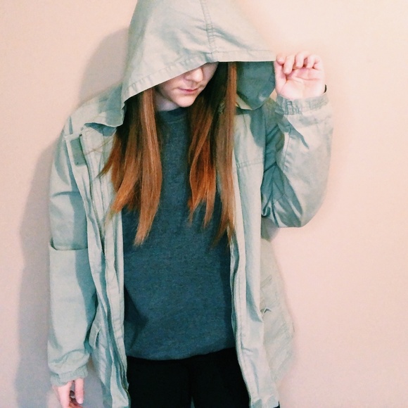 Vintage Sage Green Blassport Utility Jacket - Picture 2 of 8